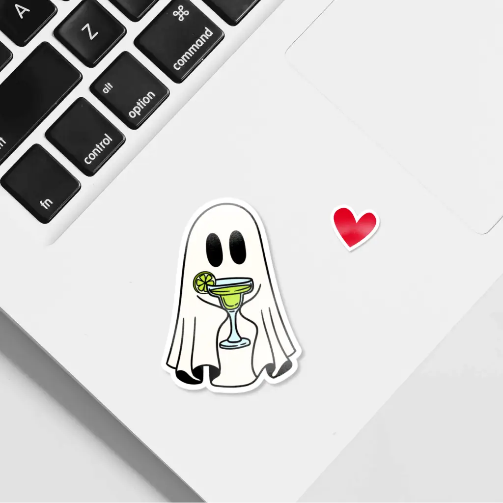 Pegatina fantasma margarita
