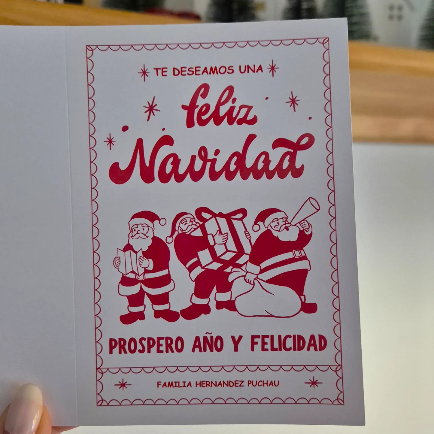 Felicitación navideña personalizada