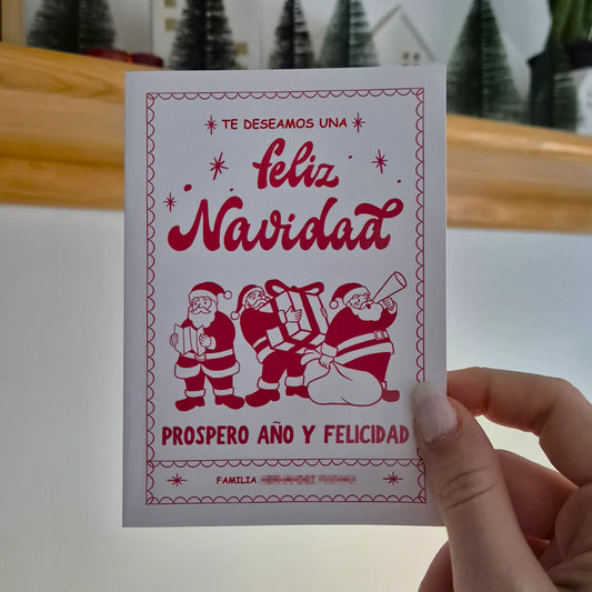 Felicitación navideña personalizada
